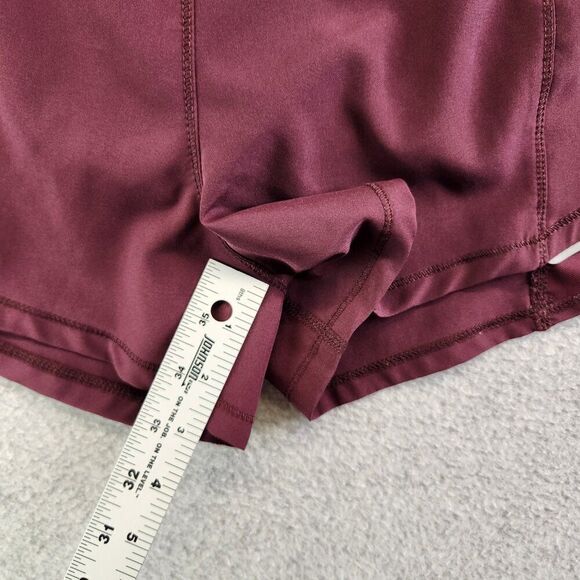 Zyia Active Shorts Womens XXL Red Brief Zip Pocket Drawstring Running Training - Picture 11 of 13